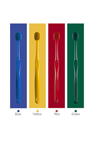 Choice 4PACK Four colors New Volcanic Charcoal Toothbrush Widen Soft Eco Frie...