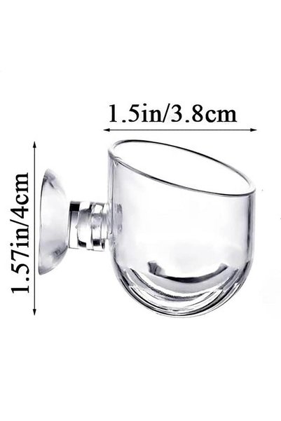Choice وعاء نباتات بيضاوي الشكل لتزيين أحواض السمك، مصنوع من الأكريليك، مزود ...
