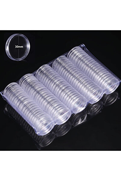 Choice 30mm x100pcs 10-100pcs 21/23/25--45mm Coinning Capsules Storage Box Cl...