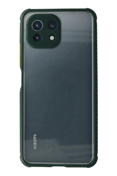 Generic Brand حافظة متوافقة مع هاتف Xiaomi MI 11 Lite مصنوعة من السيليكون الش...