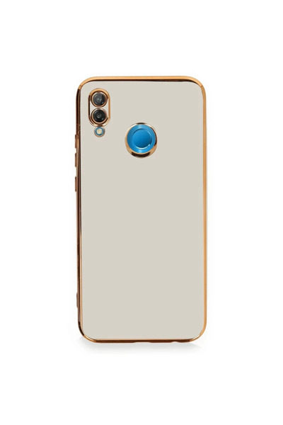 Bezos حافظة متوافقة مع هاتف هواوي P20 Lite من السيليكون - أبيض