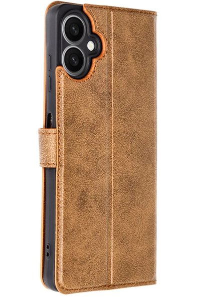 Bezos Samsung Galaxy A06 Compatible Case Trend S Plus Cover Case - Tan
