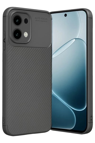 Bezos Oppo A6 Pro 4g Compatible Auto Focus Carbon Cover - Gray