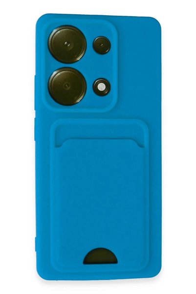 Bezos حافظة سيليكون متوافقة مع هاتف Xiaomi Redmi Note 13 Pro 4G مع بطاقة عمل ...