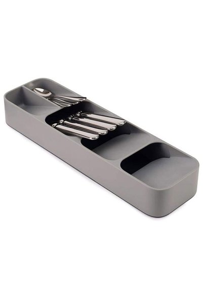 Generic Brand Kitchen Cutlery and Spoon Organizer, Grey
