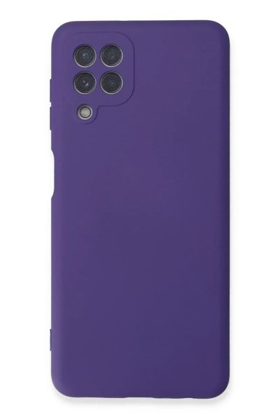 Generic Brand Samsung Galaxy A22 Compatible Case Nano Velvet Silicone - Purple