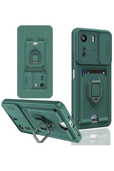 northcity n حافظة سيليكون متوافقة مع هاتف Xiaomi Redmi 13C مع حامل بطاقات Zum...