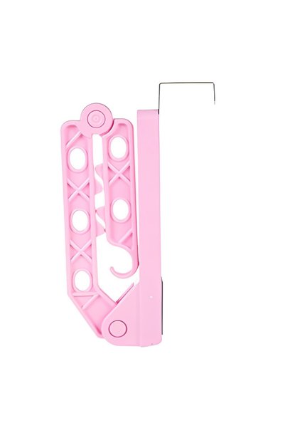 Generic Brand Hanger, closet organizer, foldable hanger, pink