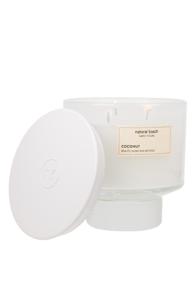 Natural Touch Coconut Odor Eliminating Scented Candle 350 g