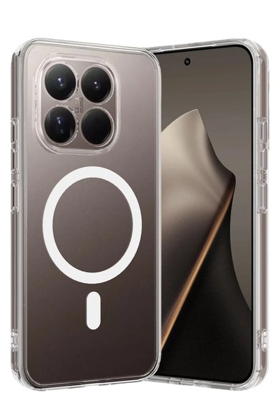 Generic Brand غطاء ماج سيف شفاف صلب متوافق مع هاتف Xiaomi Mi 15T - شفاف