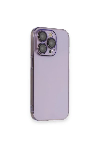 Generic Brand غطاء متوافق مع هاتف Apple iPhone 13 Pro مع عدسة Armada - أرجواني