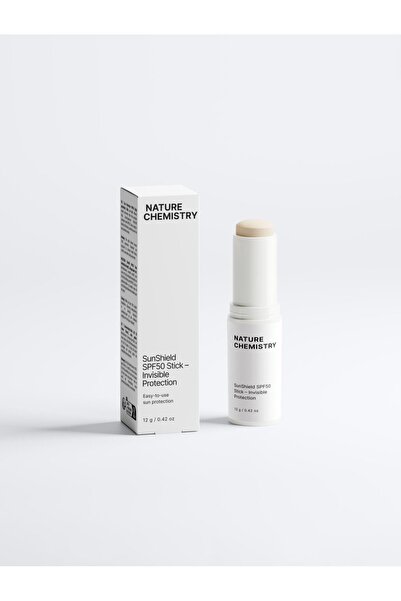 Nature Chemistry Skincare SunShield SPF 50 Stick – Protecție invizibilă