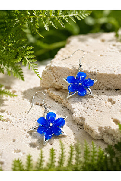 OEM Resin flower earrings 02280