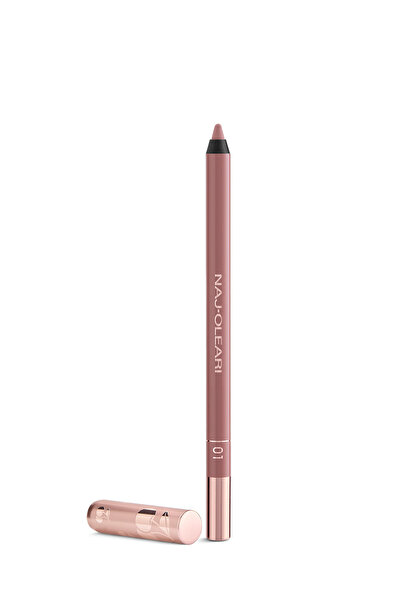 NAJ OLEARI Perfect Trace Lip Pencil Rosy Beige Dudak Kalemi - 01 Pembe Nude