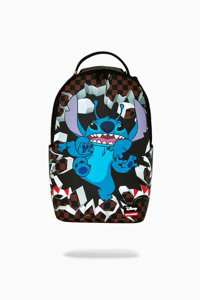 Sprayground Disney Lilo & Stitch I Like to Break Things Patterned Backpack