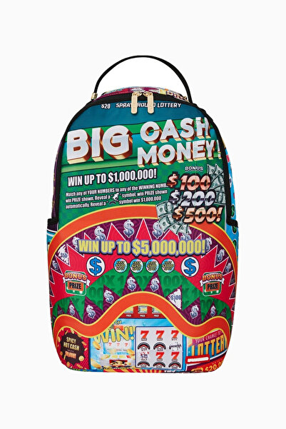 Sprayground Big Money Big Money Scratch Off Card Backpack