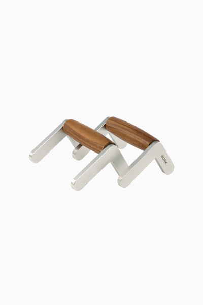 Bork Push-Up Bars Hs 814, Walnut &amp;   Aluminum, Durable &amp;   Elegant De...