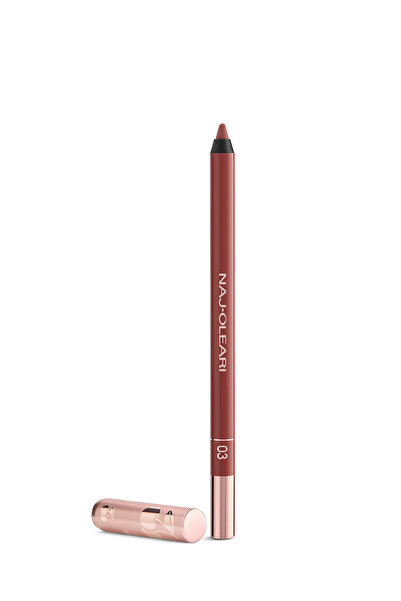 NAJ OLEARI Perfect Trace Lip Pencil Warm Biscuit Dudak Kalemi - 03 Sıcak Nude
