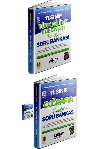 Miray Yayınları Miray 2027 11. Sınıf Türk Dili Edebiyatı + Tarih + Coğrafya T...
