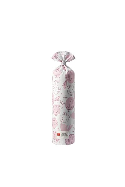 Baby Care Rabbit Pink Anti-Roll Side Sleeping Baby Pillow, 38X18X12 cm