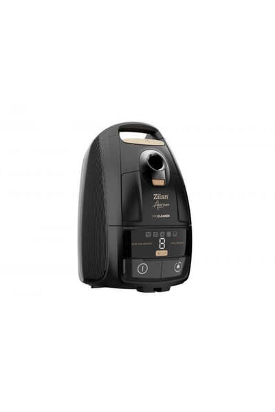 Zilan Aspirator cu sac ZLN 4500, 2400 W, 5 L, Motor cupru, HEPA - Negru/Auriu