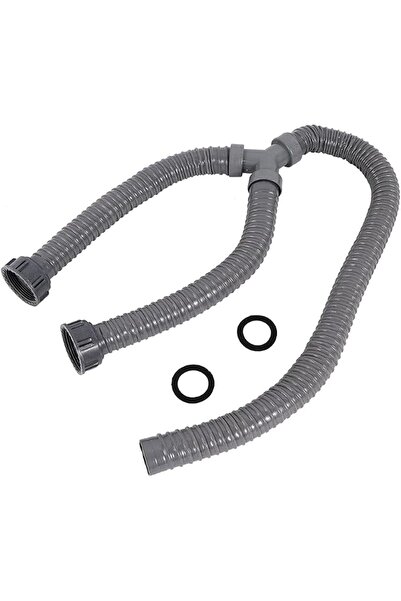 GENERAL Y-Shaped Drain Pipe for Sewerage, Durable Flexible Plastic Drain Hose...