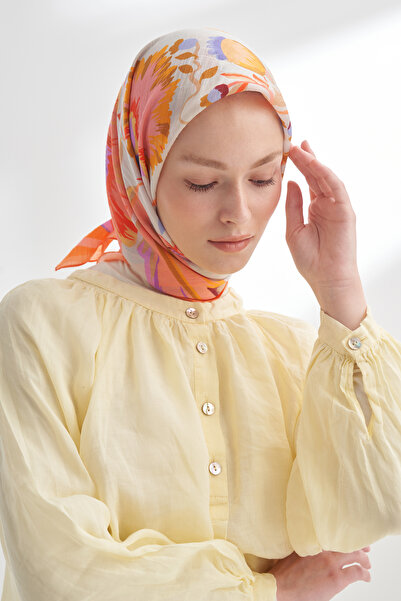 ARMANDA Roselle Desen the Tencel Edit Scarf - Peach