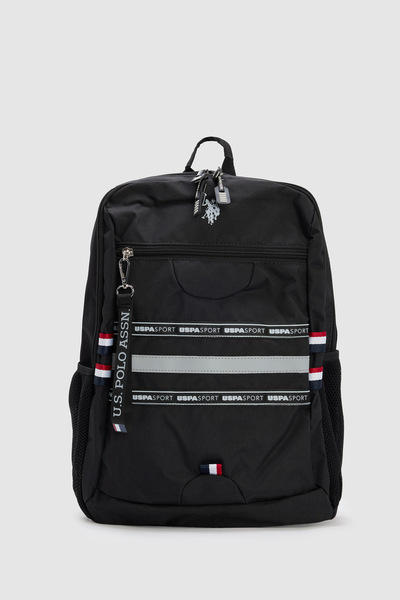 U.S. Polo Assn. حقيبة مدرسية سوداء للأولاد 50298647-VR046