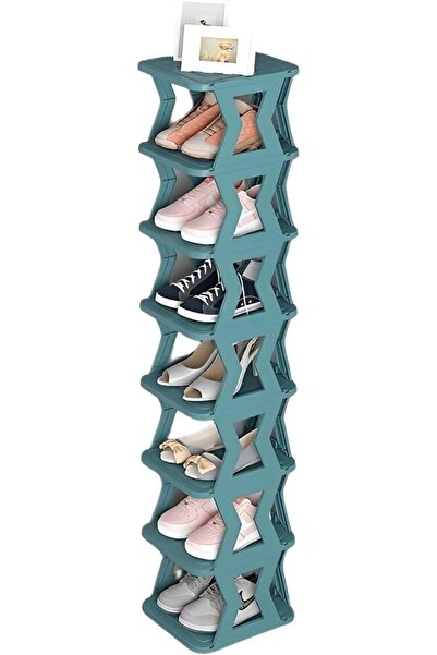 Arabest Vertical Shoes Rack, 8 Tier Free Standing Shoe Rack,Skinny Shoe Rack ...
