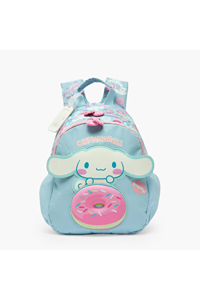 SANRIO Cinnamoroll Print Backpack for Girls 3-5 Years with Padded Straps - 13...
