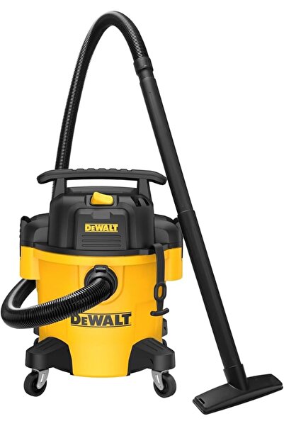 Dewalt مكنسة كهربائية للتنظيف الجاف والرطب سعة 20 لتر، باللون الأصفر/الأسود