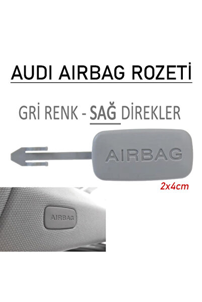 GCP German Car Parts شعار أودي للوسادة الهوائية المثبتة على الأرضية (يمين-رما...