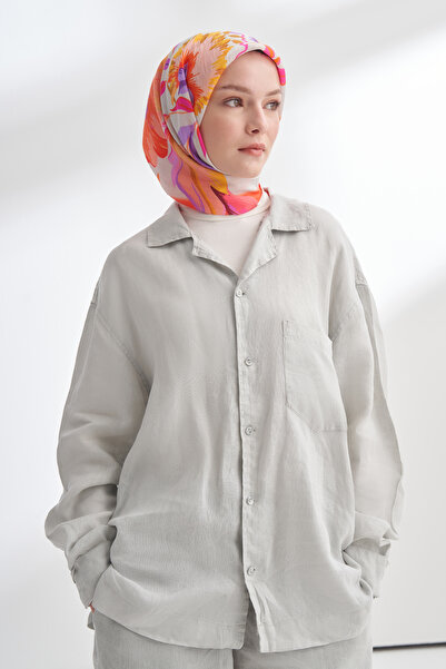 ARMANDA Roselle Desen the Tencel Edit Scarf - Orange