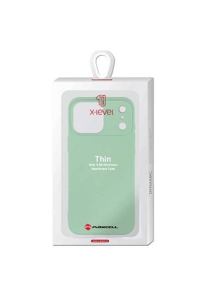Maxcell Husă subțire X-Level pentru iPhone 17 Pro, Seria Subțire, SoftTouch -...