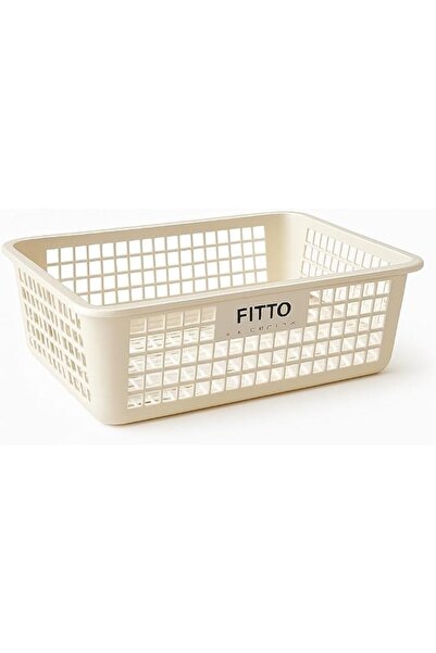 fitto Mini Storage Basket Small – Off White Fruit Tray for Washing, Storing, ...
