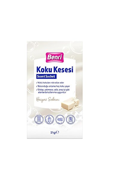 Benri Koku Kesesi Beyaz Sabun 21 gr