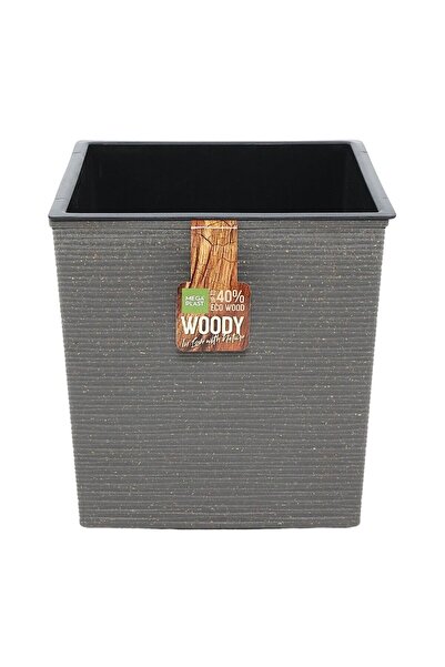 OEM Donna Woody πλαστική γλάστρα, εσωτερικού/εξωτερικού χώρου, με κάλυμμα, τε...