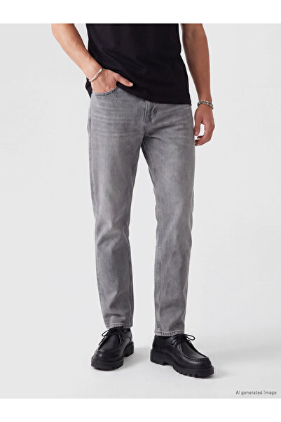 LC Waikiki Gri 750 Slim Fit Erkek Jean Pantolon