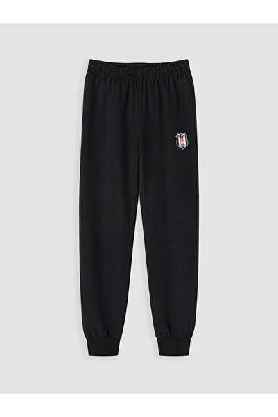 LC Waikiki Black Beşiktaş Licensed Boys' Pajama Bottoms