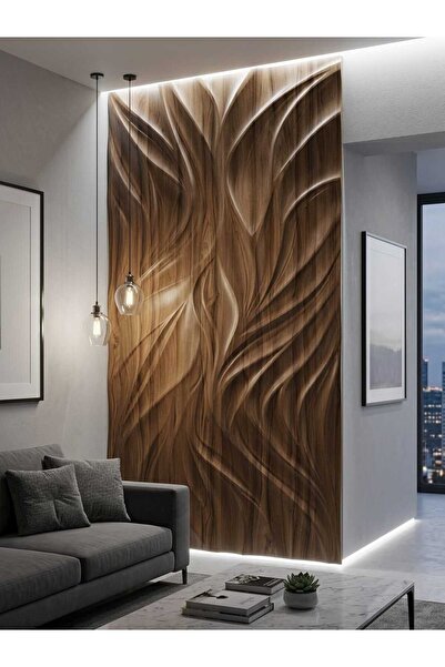 Genel Markalar MODERN 3D AHŞAP PARAMETRİK DUVAR PANELİ