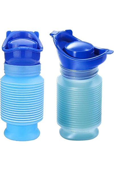 Tazweeq 2 Pcs Portable Urinals for Men Women, Spill Proof Travel Emergency Ur...