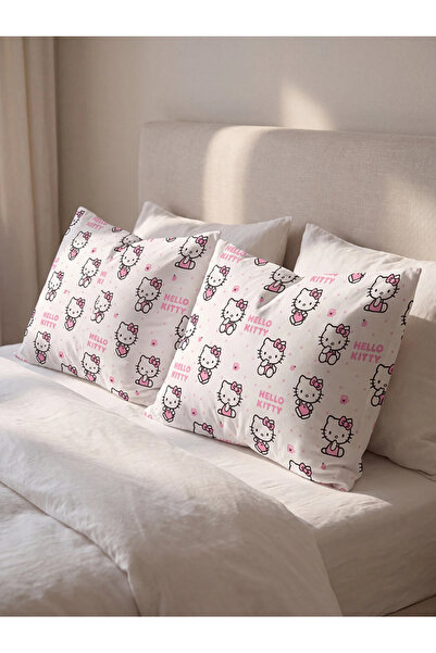 LC Waikiki Karışık Hello Kitty Baskılı Yastık Kılıfı 2'li 50x70 Cm