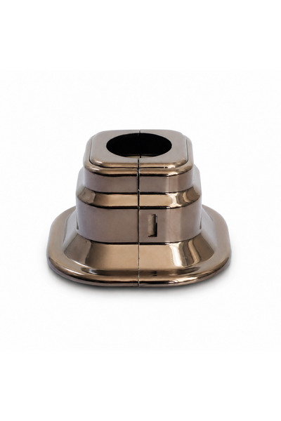 FKN Rose Gold Kare Plastik Havlupan Radyatör 2 cm Boru Gizleme Kapama Aparatı