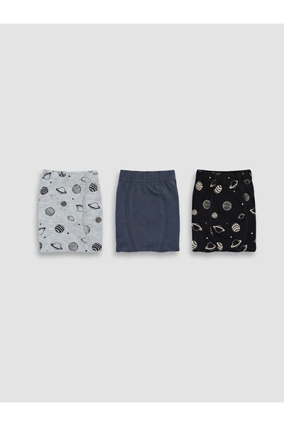 LC Waikiki Gri Erkek Çocuk Boxer 3'lü