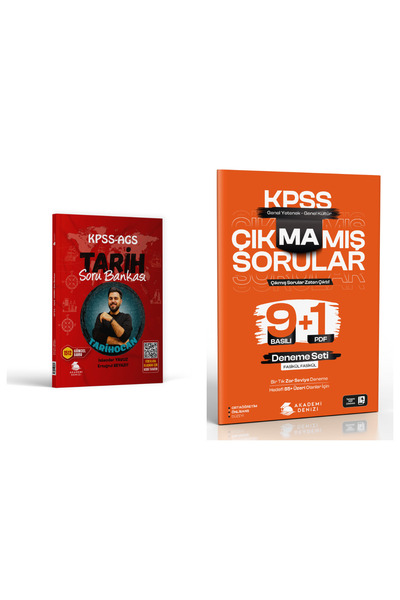 ADY Akademi Denizi Yayınları KPSS AGS TARİH Video Soru Bankası + 9+1 Çıkmamış...