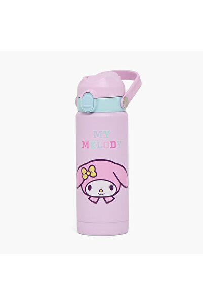SANRIO My Melody Print Stainless Steel Water Bottle with Flip Spout and Handle