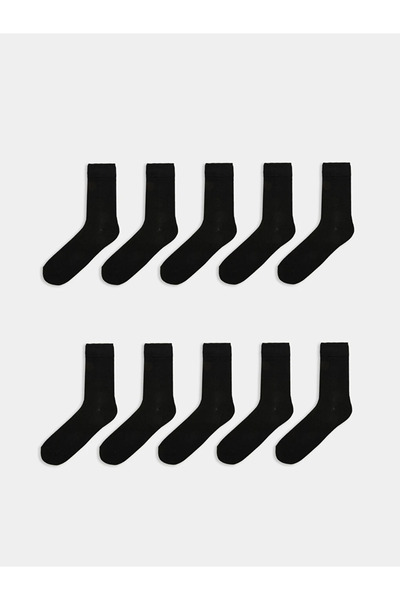 LC Waikiki Black Men's Socks 10 Pack