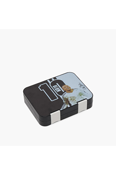 Kylian Mbappe Celebrity Icons Bento Lunch Box for Boys with Clip Lock Lid