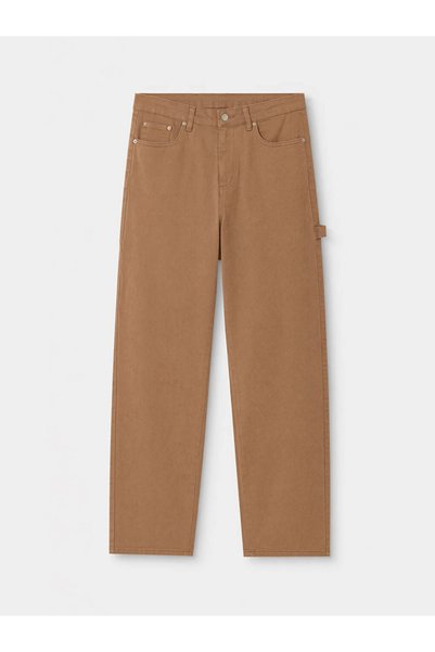 LC Waikiki Beige Regular Fit Canvas Men's Trousers