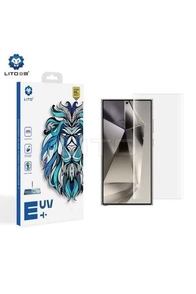 Lito UV Privacy Film for Samsung S24 Plus, UV Kit Box